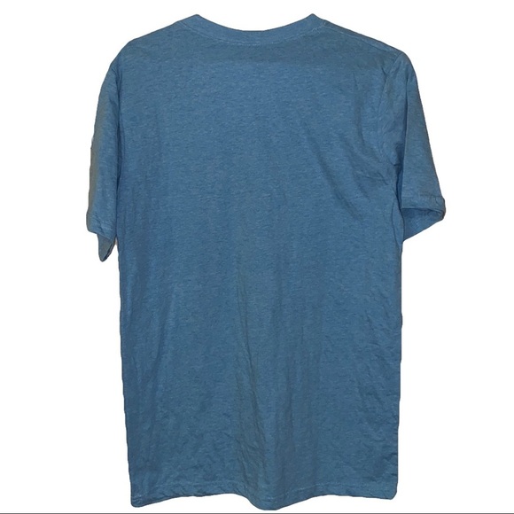 Revolution OT baby blue mens medium vneck short - Picture 5 of 6